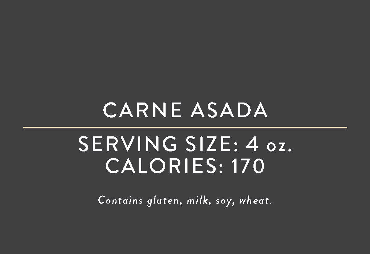Carne Asada (08/31/23 REV NUT) – Golden Corral FDA Buffet Labels