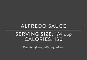 Alfredo Sauce <br> (03/15/17 REV NUT)