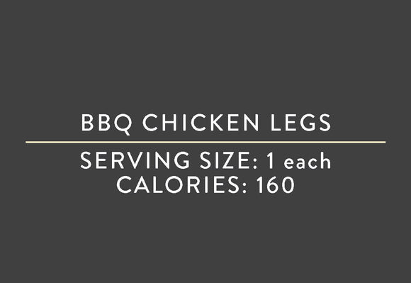 BBQ Chicken Legs <br> (05/14/17 REV NUT)