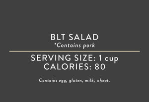 BLT Salad <br> (05/07/17 REV NUT)