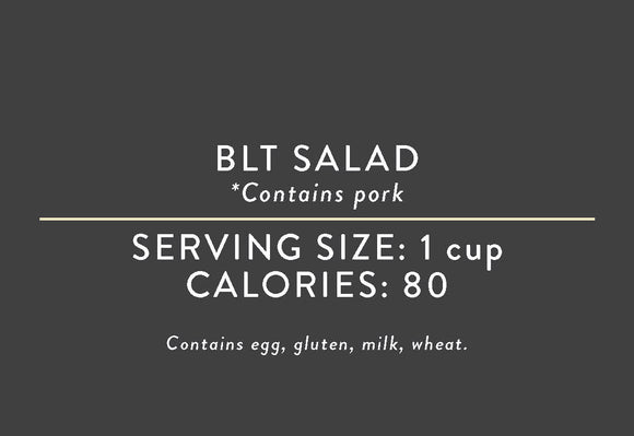 BLT Salad <br> (05/07/17 REV NUT)