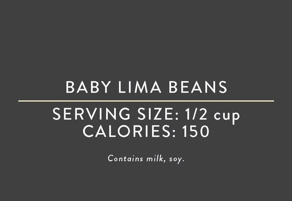 Baby Lima Beans <br> (05/15/18 REV NUT)