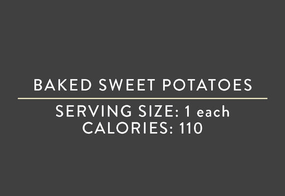 Baked Sweet Potatoes <br> (03/15/17 REV NUT)