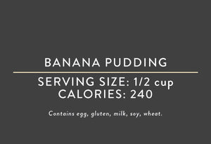 Banana Pudding <br> (03/15/17 REV NUT)