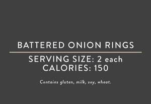 Battered Onion Rings <br> (03/15/17 REV NUT)