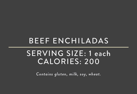 Beef Enchiladas <br> (03/15/17 REV NUT)