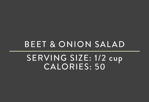 Beet & Onion Salad <br> (03/15/17 REV NUT)