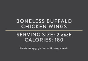 Boneless Buffalo Chicken Wings (05/16/17 REV NUT)