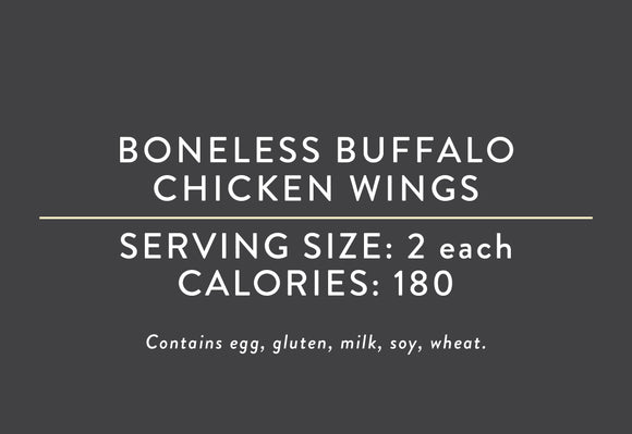 Boneless Buffalo Chicken Wings (05/16/17 REV NUT)