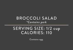 Broccoli Salad <br> (03/15/17 REV NUT)