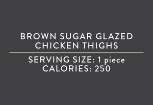 Brown Sugar Glazed Chicken Thighs (10/18/22 REV NUT)