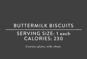 Buttermilk Biscuits <br> (09/10/19 REV NUT)