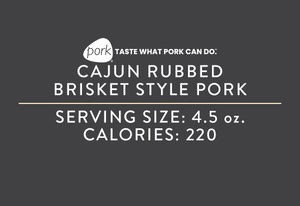 Cajun Rubbed Brisket Style Pork (07/09/25 REV NUT)