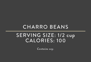 Charro Beans<BR> (03/15/17 REV NUT)