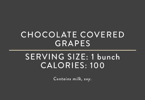 Chocolate Covered Grapes <BR> <BR>  (09/07/21 REV NUT)