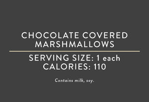 Chocolate Covered Marshmallows <BR> (09/07/21 REV NUT)