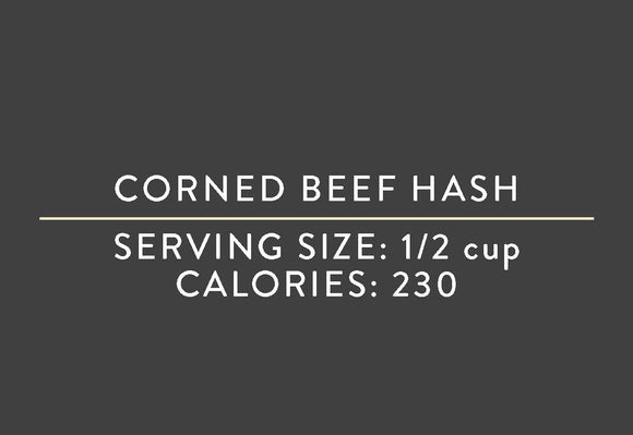 Corned Beef Hash <BR>(03/15/17 REV NUT)