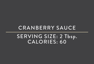 Cranberry Sauce <br> (05/15/18 REV NUT)