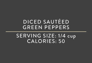 Diced Sauteed Green Peppers (05/15/18 REV NUT)