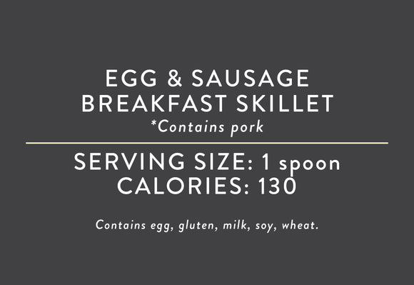 Egg & Sausage Breakfast Skillet<BR> (05/15/18 REV NUT)