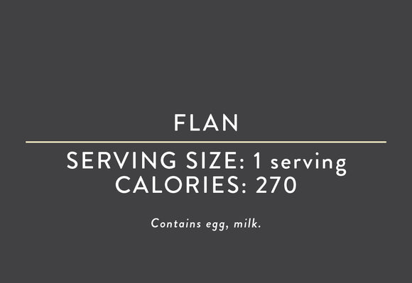 Flan <br> (07/09/25 REV NUT)