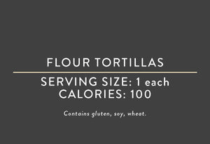 Flour Tortillas <BR>(05/15/18 REV NUT)