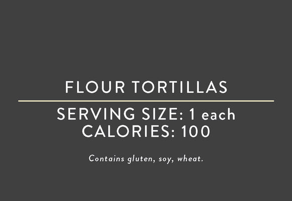 Flour Tortillas <BR>(05/15/18 REV NUT)