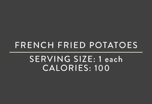 French Fried Potatoes <BR>(03/15/17 REV NUT)