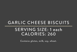 Garlic Cheese Biscuits <BR>(08/15/17 REV NUT)