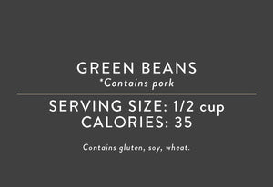 Green Beans<BR> (03/15/17 REV NUT)