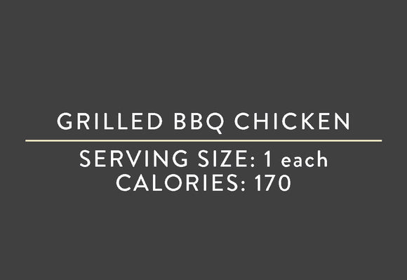 Grilled BBQ Chicken<BR> (05/14/17 REV NUT)