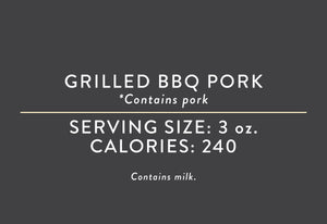 Grilled BBQ Pork <BR>(05/15/18 REV NUT)<br> <br>