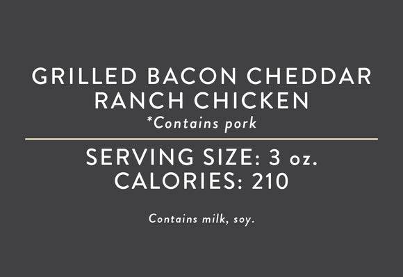 Grilled Bacon Cheddar Ranch Chicken <BR>  (06/26/25 REV NUT)