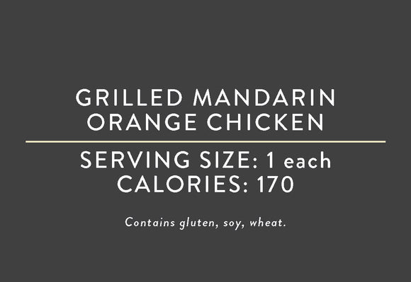 Grilled Mandarin Orange Chicken (08/31/22 REV NUT)