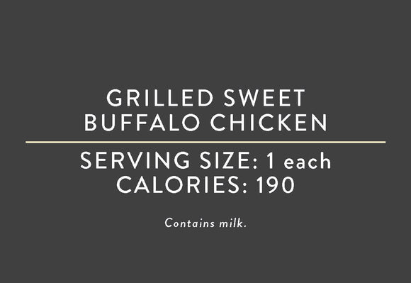 Grilled Sweet Buffalo Chicken<BR> (05/15/17 REV NUT)