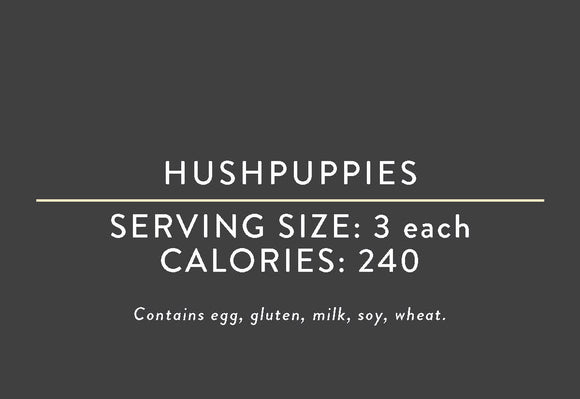 Hushpuppies<BR> (03/15/17 REV NUT)