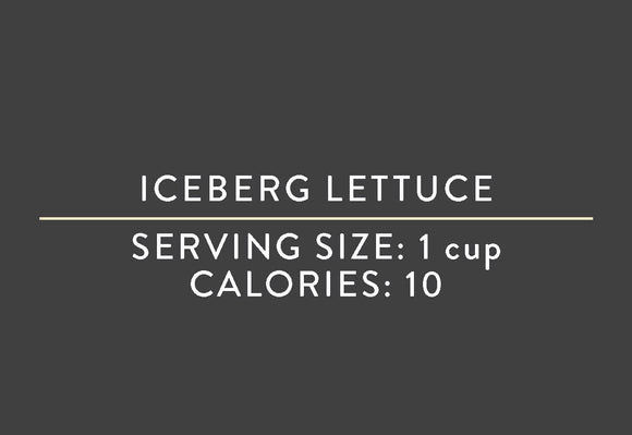 Iceberg Lettuce<BR>