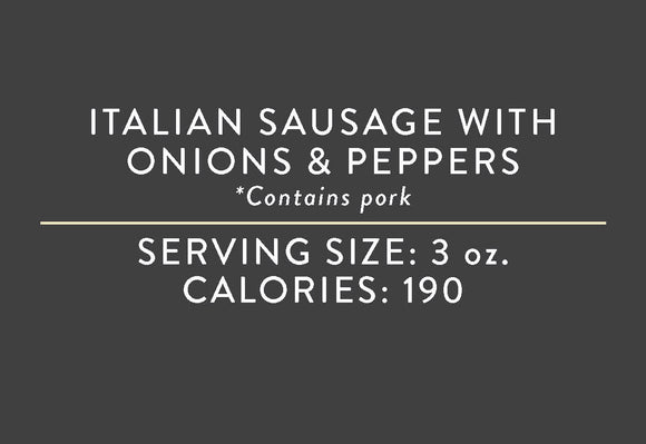 Italian Sausage with Onions & Peppers (03/15/17 REV NUT)