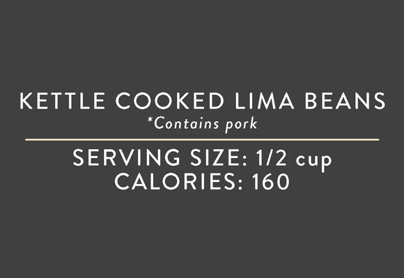 Kettle Cooked Lima Beans (03/15/17 REV NUT)