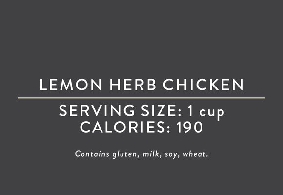 Lemon Herb Chicken (05/15/18 REV NUT) <BR>