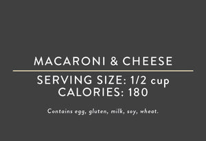 Macaroni & Cheese <BR>(03/15/17 REV NUT)