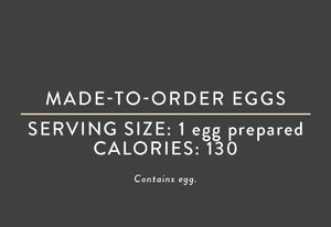 Made-to-Order Eggs <BR>(03/15/17 REV NUT)