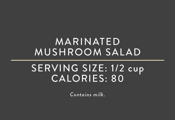 Marinated Mushroom Salad (03/15/17 REV NUT)