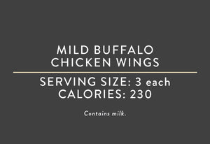 Mild Buffalo Chicken Wings (05/16/17 REV NUT)