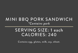 Mini BBQ Pork Sandwich (03/15/17 REV NUT)