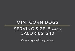 Mini Corn Dogs <BR>(03/15/17 REV NUT)