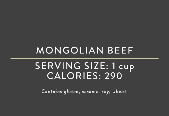 Mongolian Beef <BR>(03/15/17 REV NUT)