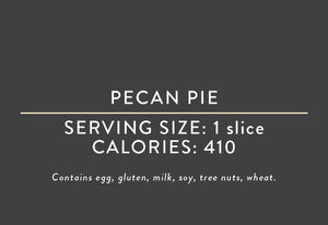 Pecan Pie (3/15/17 REV NUT) <BR> <BR>