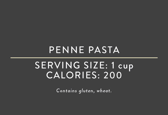 Penne Pasta<BR> (03/15/17 REV NUT)