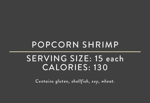 Popcorn Shrimp <BR>(03/15/17 REV NUT)